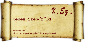 Kepes Szebáld névjegykártya